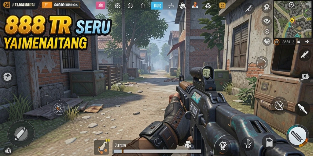 Tampilan gameplay seru dan mengasyikkan dari 888R.