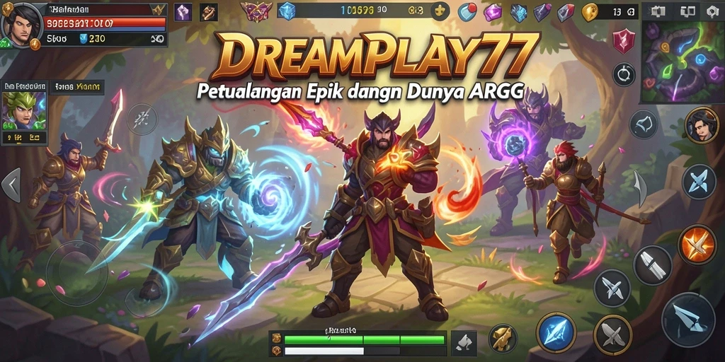 Tampilan gameplay menarik dalam dunia ARPG yang luas.