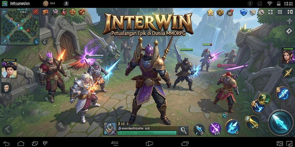 Tampilan gameplay INTERWIN yang menarik dan penuh aksi.