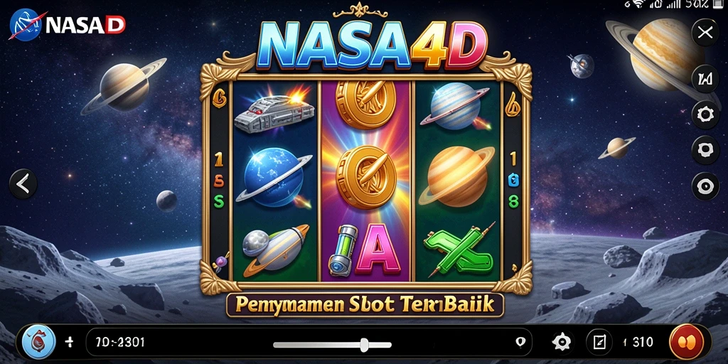 Screenshot gameplay NASA4D yang menunjukkan keseruan permainan slot.