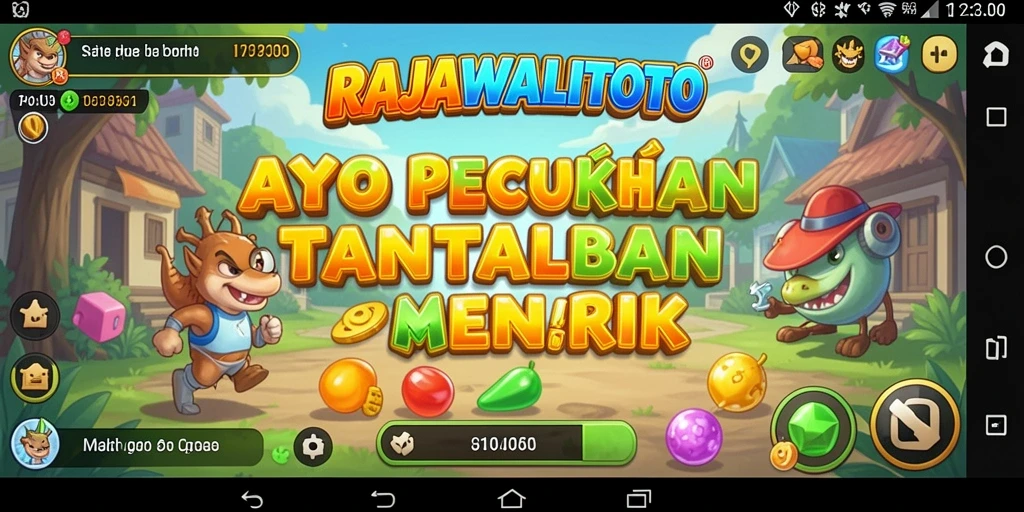 Screenshot gameplay RAJAWALITOTO menampilkan tantangan Puzzle yang seru.