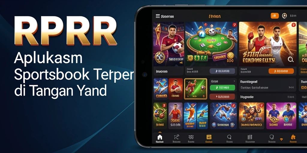Screenshot RPRR menampilkan pengalaman taruhan olahraga yang dinamis dan interaktif.