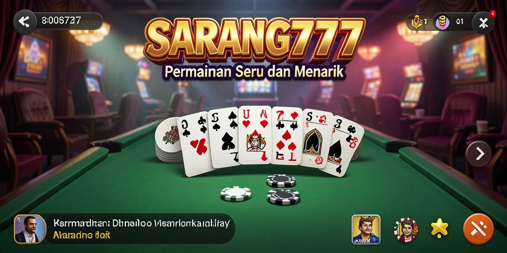 Tampilan menarik dari gameplay SARANG777 yang mengasyikkan.