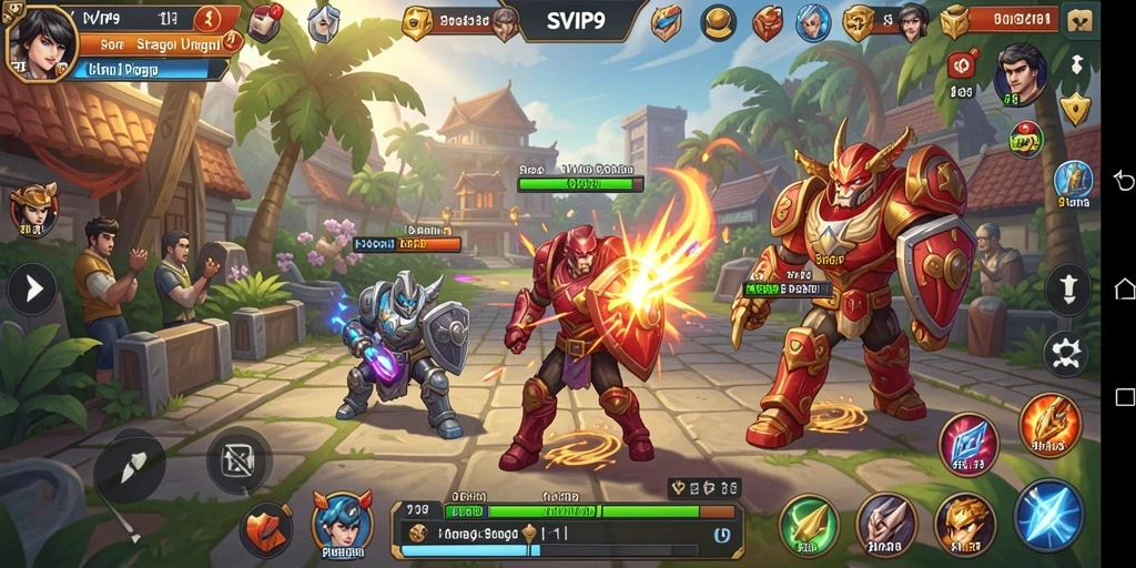 Tampilan gameplay mendebarkan dalam SVIP9 dengan strategi yang menonjol.