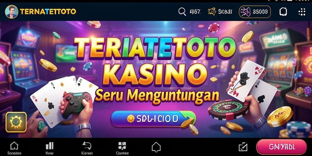 Tampilan menarik dari gameplay Kasino di TERNATETOTO.